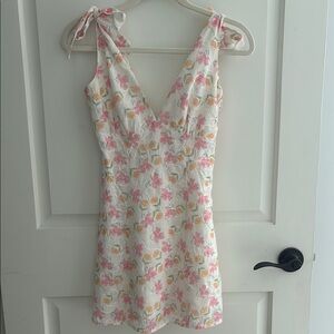 Princess Polly Floral Dress with Bow Straps